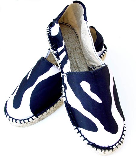 espadrille zebre